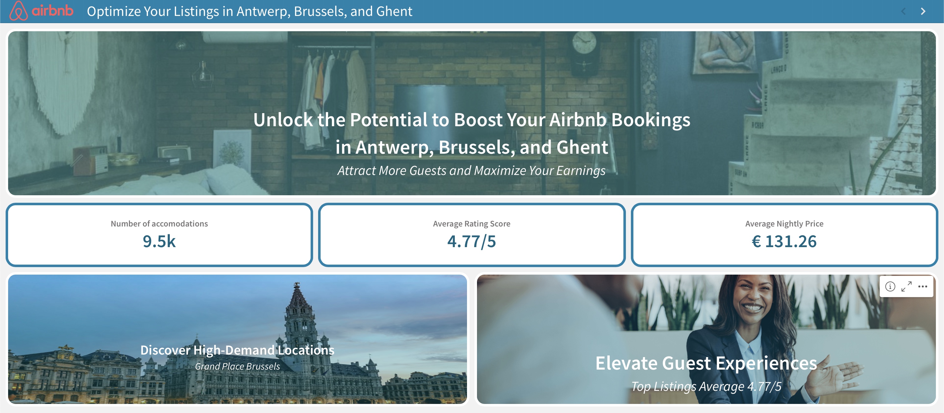 Airbnb Dashboard Image 1